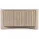 Loggia Aria and White 3 Door Travertine Top Buffet