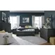Kinsley Black Heron King Panel Bed