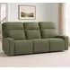Traxton Jasper Moss 92" Zero Gravity Triple Power Reclining Sofa with USB Charging