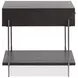 Spencer Dark Briarsmoke Rectangular End Table