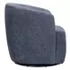 Harmony Thatch Blue Upholstered Swivel Glider Accent Chair