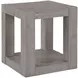 Pinedale Gray Square End Table