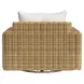 Playa Soothe Pearl Upholstered Oversized Outdoor Swivel Club Chair with Flange Welt