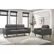 Vale Gray Upholstered Accent Chair