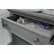Harborwick Harbor Gray 3 Drawer Nightstand with USB Charging