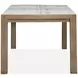 Plum Creek Sierra Brown and White Rectangular Dining Room Set