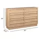 Brentwood Heights Provincial Brown 6 Drawer Dresser