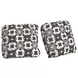 Frida Gray and White Outdoor Accent Pillow Set of 2