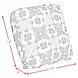 Frida Gray and White Outdoor Accent Pillow Set of 2