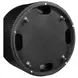 Colvin Black Round Coffee Table with Casters
