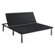 Petros Black King Upholstered Air Adjustable Base with Head Incline