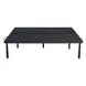 Petros Black King Upholstered Air Adjustable Base with Head Incline