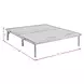 Petros Black King Upholstered Air Adjustable Base with Head Incline
