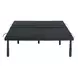 Petros Black Queen Upholstered Air Adjustable Base with Head Incline