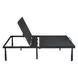 Petros Black Queen Upholstered Air Adjustable Base with Head Incline