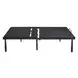 Petros Black Queen Upholstered Air Adjustable Base with Head Incline