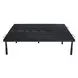 Petros Black King Upholstered Pro Adjustable Base with Head and Foot Incline