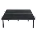 Petros Black Queen Upholstered Pro Adjustable Base with Head and Foot Incline