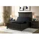 Petros Black Queen Upholstered Pro Adjustable Base with Head and Foot Incline