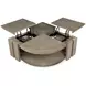 Conrad Stone Harbor Gray Free Form Lift Top Cocktail Table