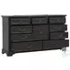 Hickory Creek Brown Velvet Storage Panel Bedroom Set