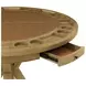 Rylie Natural 48" Round Counter Height Dining Table with Game Top