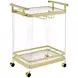 Aerin Gold Server Cart