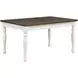 Joanna Brown and Cream Rectangular Kids Dining Room Set