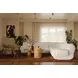 Zenith Cream Upcycled Fabric Modular L-Sectional
