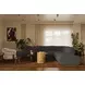 Zenith Charcoal Gray Upcycled Fabric Modular Sectional