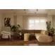 Zenith Latte Brown Velvet Modular Sectional with LAF Chair
