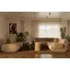 Zenith Latte Brown Velvet Modular Large RAF Sectional