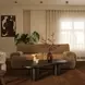 Zenith Latte Brown Velvet Living Room Set