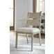 Sunset Cove White Upholstered Wood Back Side Chair Set of 2