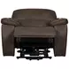 Brookings Brown Power Lift Recliner with Heat and Massage