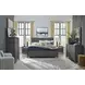 Meadowrise Raisin Black King Storage Panel Bed