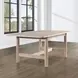 Gabby Light Brown 60" Extendable Rectangular Dining Table