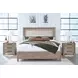 Breckenridge Medium Brown 3 Drawer Nightstand with USB Charging and LED