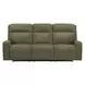 Traxton Jasper Moss 92" Zero Gravity Triple Power Reclining Sofa with USB Charging