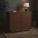 Verge Handcrfated Walnut 2 Door Chest
