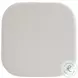 Lennox Chalky White Square Outdoor Side Table
