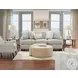 Limelight Mineral Gray Performance Fabric 98" Sofa with Rolled Arm