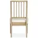 Coventry White Upholstered Slat Back Side Chair Set of 2