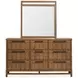 Conway Honey Wheat 9 Drawer Dresser