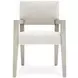 Tempo Cream Performance Fabric Arm Chair