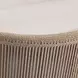Trellis Brown and Beige Oval Outdoor Cocktail Table