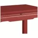 Eave Red Rectangular Bedside Table with 1 Drawer