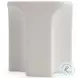 Lennox Chalky White Square Outdoor Side Table