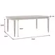 Oakridge Medley Piano Brown 117" Extendable Rectangular Dining Table