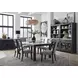 Plum Creek Ravenwood Black and White 2 Glass Door Display Cabinet with LED